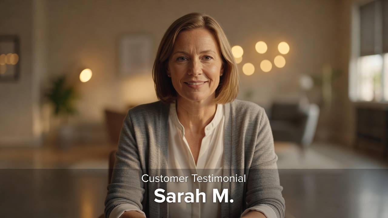 Testimonial example