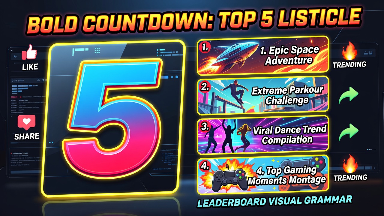 Listicle / Countdown example