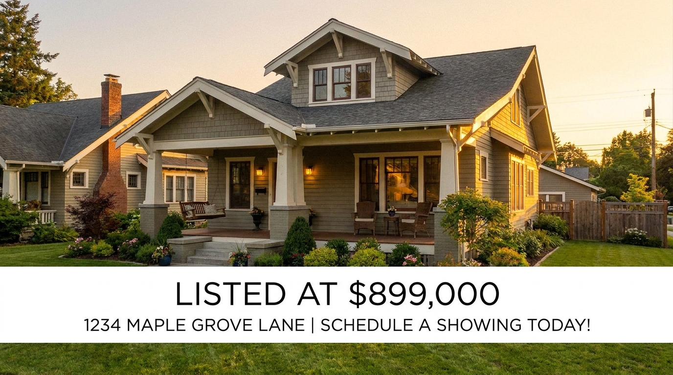 Real Estate Listing Ad example