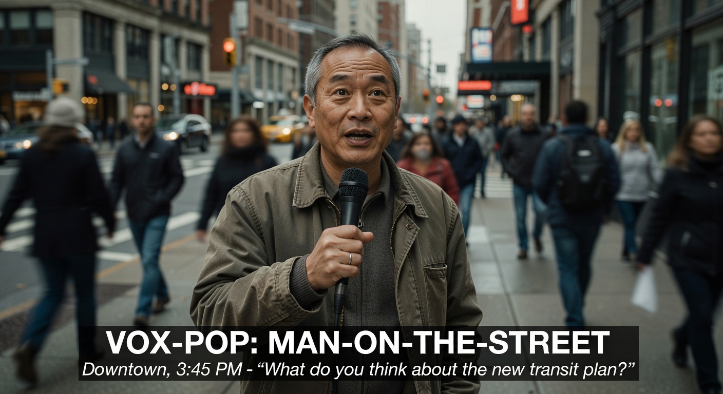 Street Interview example